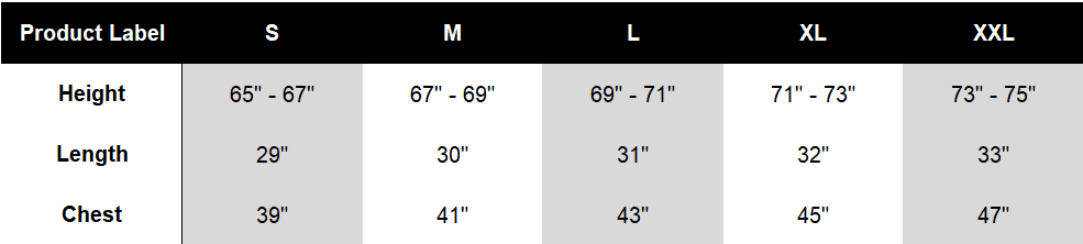 Size Chart's