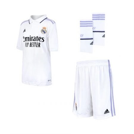 22/23 Kids Real Madrid Home Kit