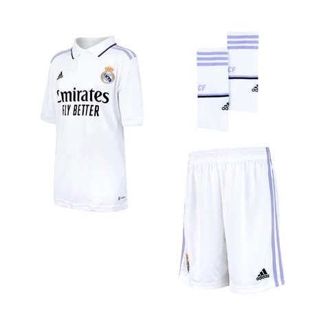 22/23 Kids Real Madrid Home Kit