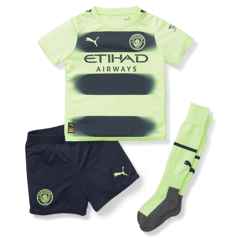 22/23 Kids Manchester City Third Kit