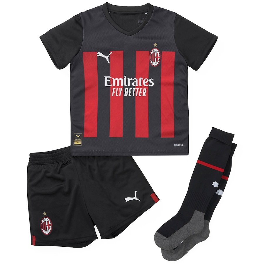 22/23 Kids AC Milan Home Kit