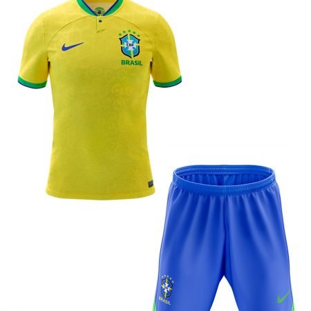 22/23 Kids Brazil Home Kit