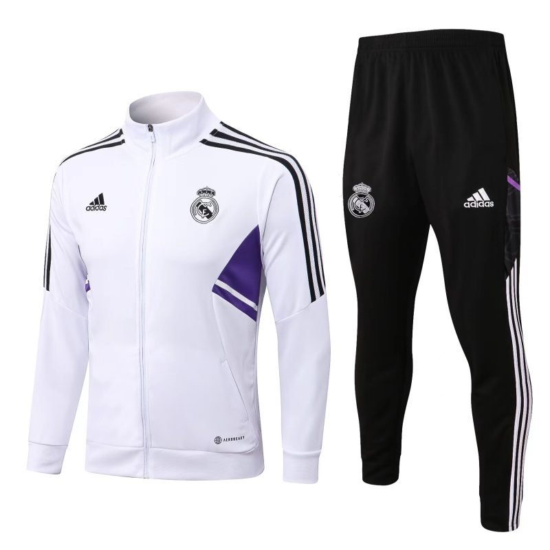 22/23 Real Madrid White Tracksuit