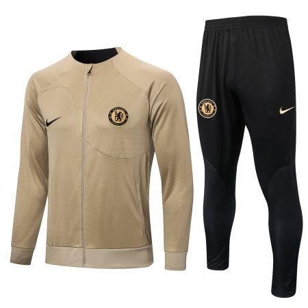 22/23 Chelsea Brown Gold Tracksuit