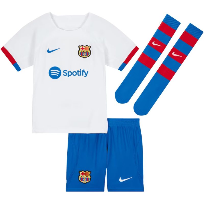 23/24 Kids Barcelona Away Kit
