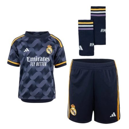 23/24 Kids Real Madrid Away Kit