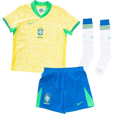 24/25 Kids Brazil Home Kit