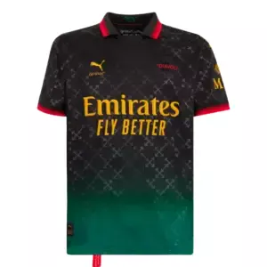 24/25 AC Milan x Off White Black Jersey Front