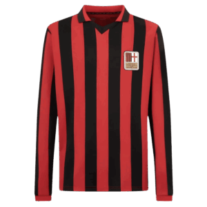 24/25 AC Milan Long Sleeve 125th Anniversary Home Jersey Front