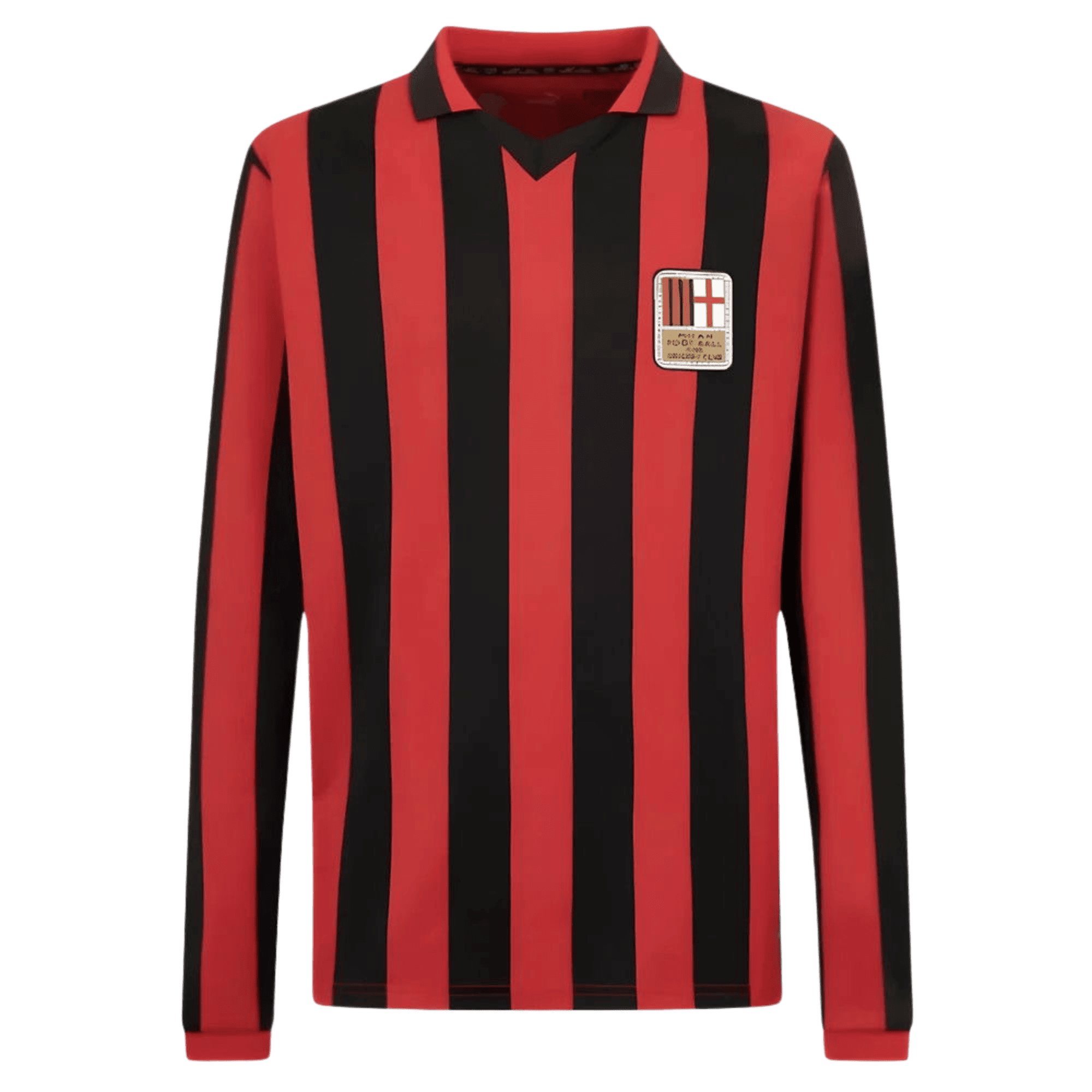 24/25 AC Milan Long Sleeve 125th Anniversary Home Jersey Front