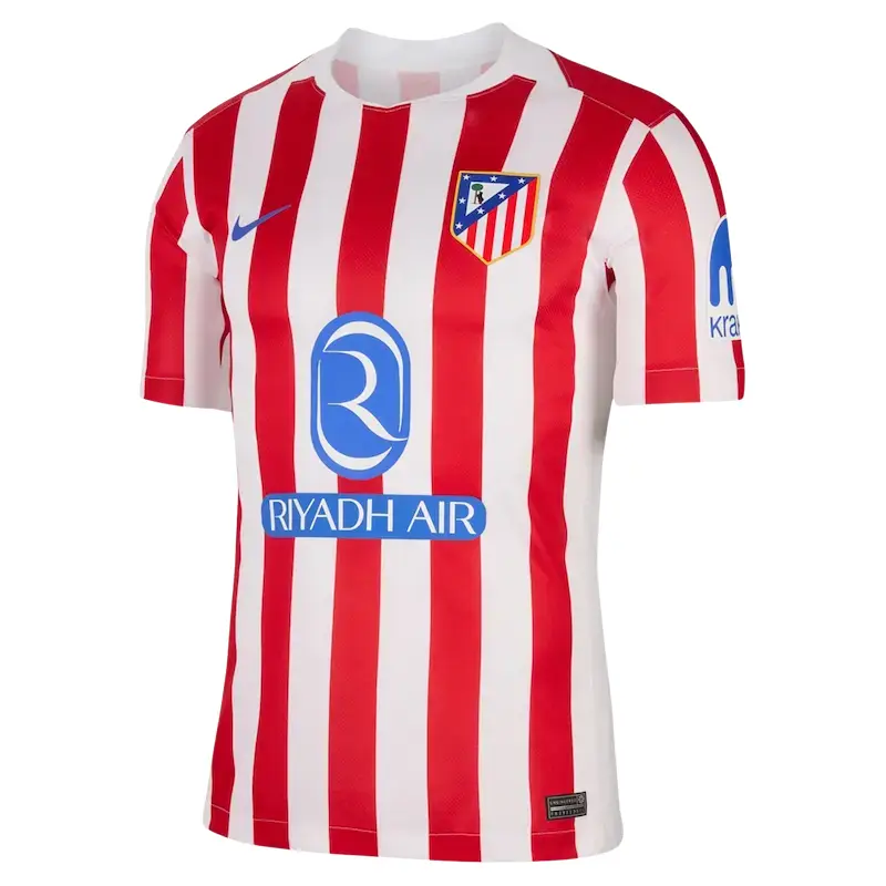 25/26 Atletico Madrid Home Jersey Front