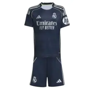 25/26 Kids Real Madrid Away Kit