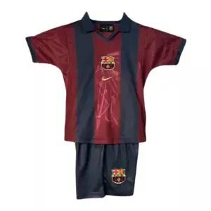 25/26 Kids Barcelona Home CJ Retro Kit Front