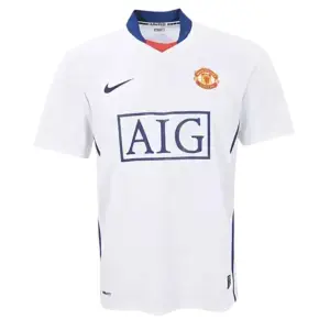 08/09 Man U Away Retro Jersey Front