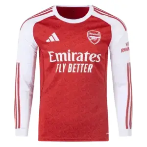 25/26 Arsenal Home Long Sleeve Jersey Front