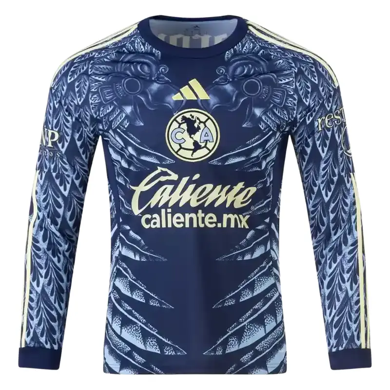 25/26 Club America Away Long Sleeve Jersey Front