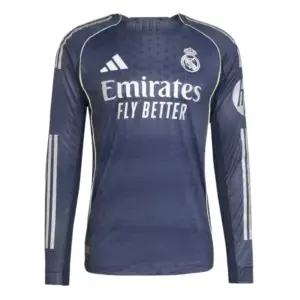 25/26 Real Madrid Away Long Sleeve Jersey Front