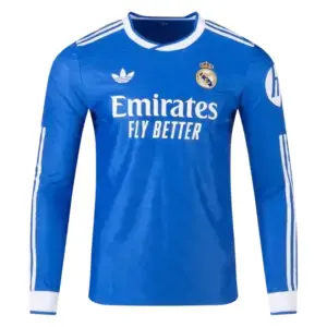 25/26 Real Madrid Third Long Sleeve Jersey Front
