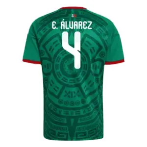 Edson Alvarez 2026 Mexico Home Jersey Back