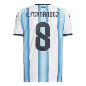Enzo Fernandes 2026 Argentina Home Jersey Back