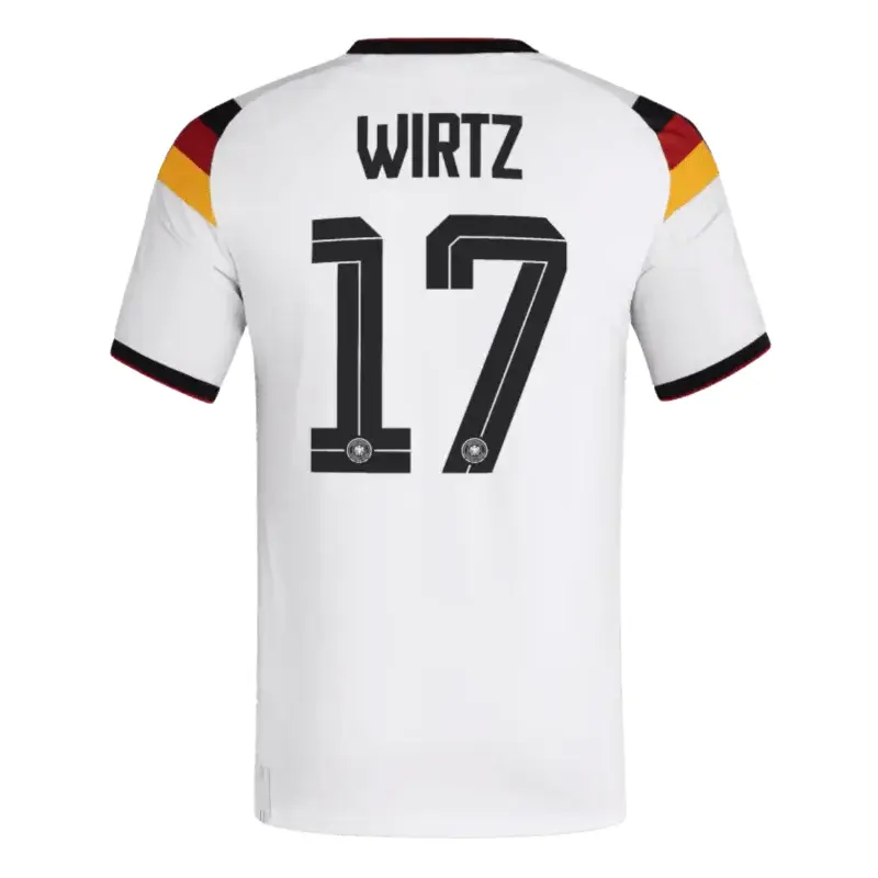 Florian Wirtz 2026 Germany Home Jersey Back
