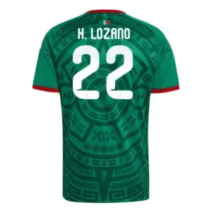 Hirving Lozano 2026 Mexico Home Jersey Back