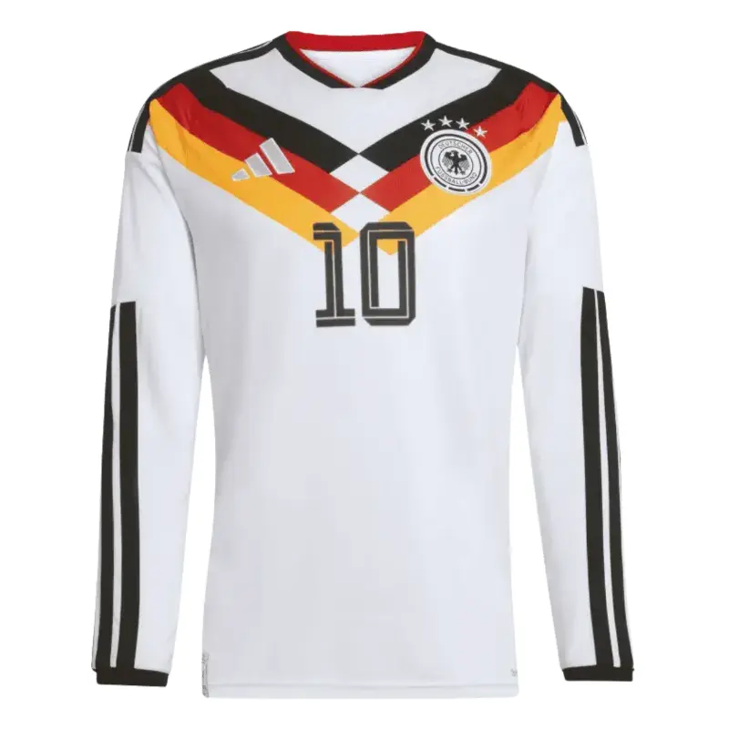 Jamal Musiala 2026 Germany Long Sleeve Home Jersey Front