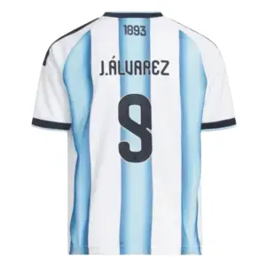 Julian Alvarez 2026 Argentina Home Jersey Back