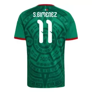 Santiago Gimenez 2026 Mexico Home Jersey Back