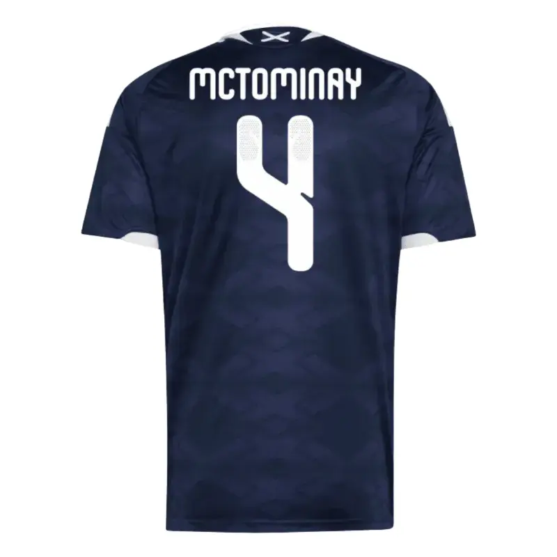 Scott McTominay 2026 Scotland Home Jersey Back