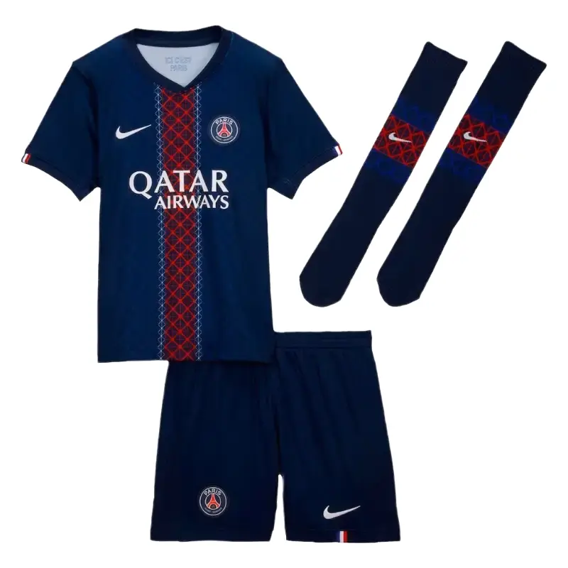 25/26 Kids PSG Home Kit Front