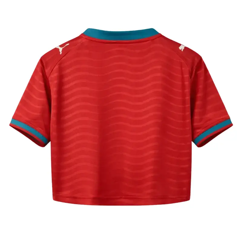 2026 Portugal Crop Top Home Jersey back