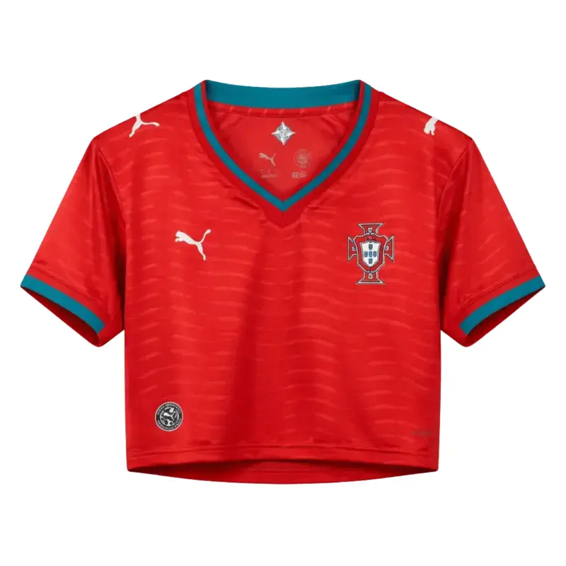 2026 Portugal Crop Top Home Jersey front