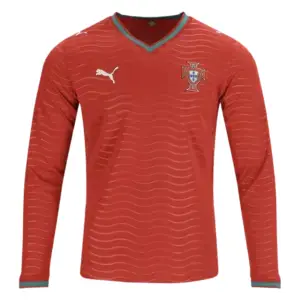 2026 Portugal Home Long Sleeve Jersey Front