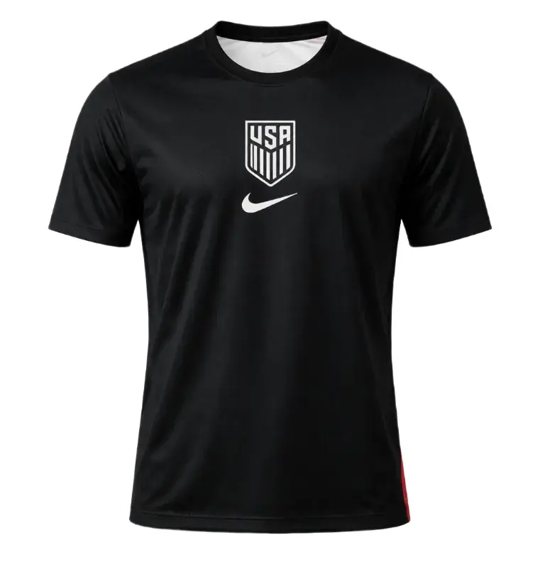 2026 USMNT Black Goalkeeper Jersey Front