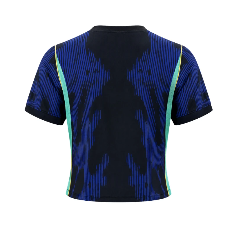 2026 Brazil Crop Top Away Jersey Back