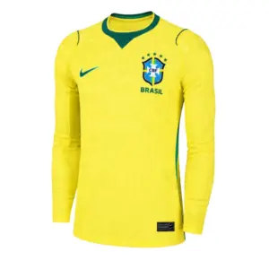 2026 Brazil Home Long Sleeve Jersey Front